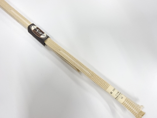 未使用品　正絹　帯留め用　手組三分紐